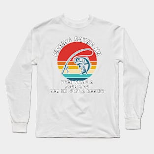 Fishing Saved Me From Becoming A Porn Star Shirt Long Sleeve T-Shirt